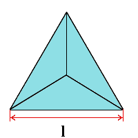 Calculeaza volumul unui tetraedru