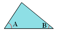 Calculeaza in functie de unghiurile A si B